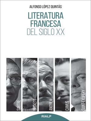 cover image of Literatura francesa del siglo XX